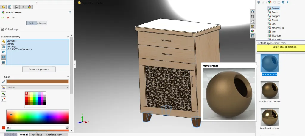 What is SOLIDWORKS 3D CAD? 3 Using SOLIDWORKS 3D CAD for furniture design