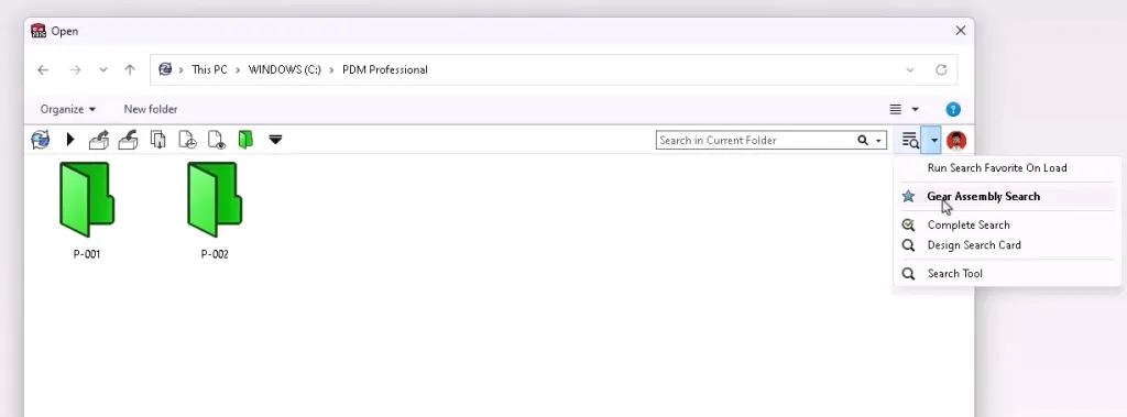 SOLIDWORKS PDM | What's New in SOLIDWORKS 2026 1 SOLIDWORKS PDM search favorites