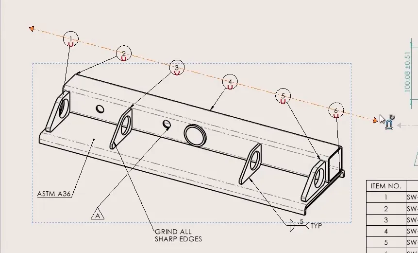 SOLIDWORKS drawings magnetic lines