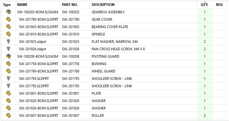How to Unify EBOM and MBOM 1 sample engineering bom