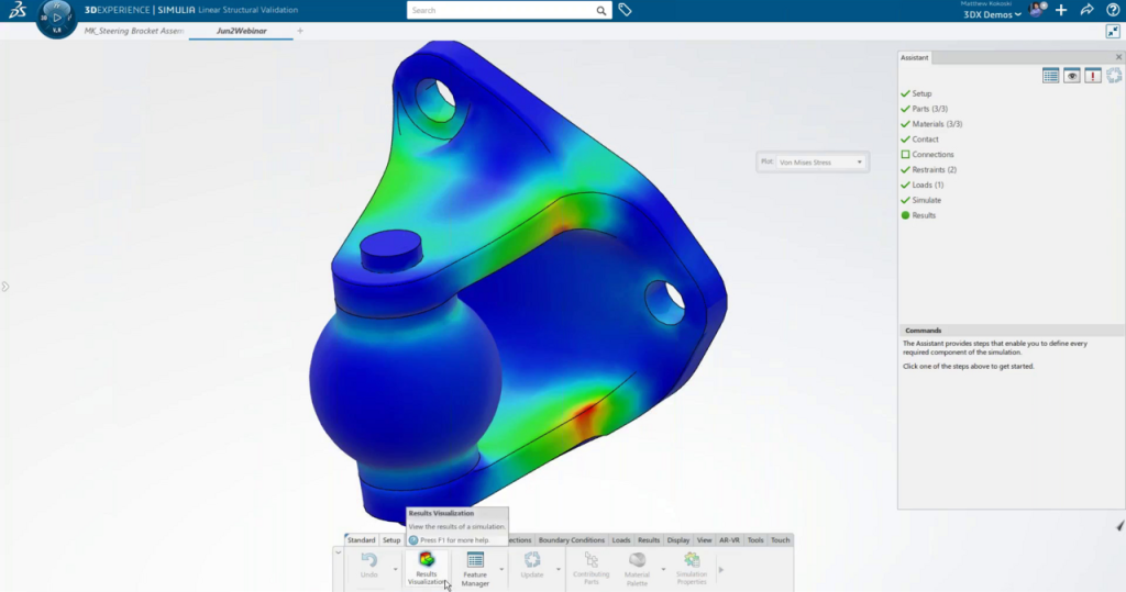 How to Choose the Best FEA Simulation Software for Your Business 5 The Simulation Assistant integrated with SIMULIA